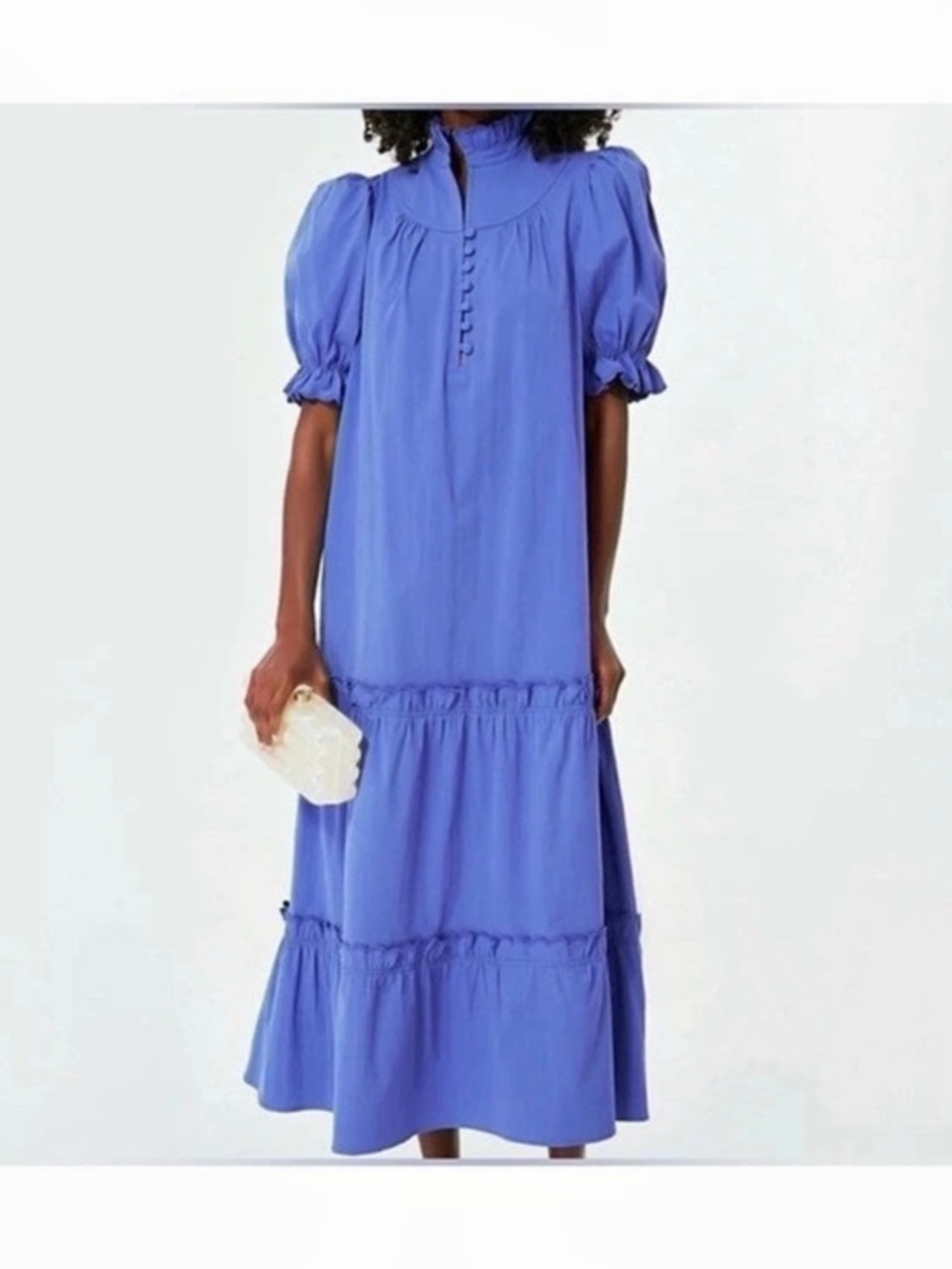 Pomander Blue Maxi Dress Size XS NWT